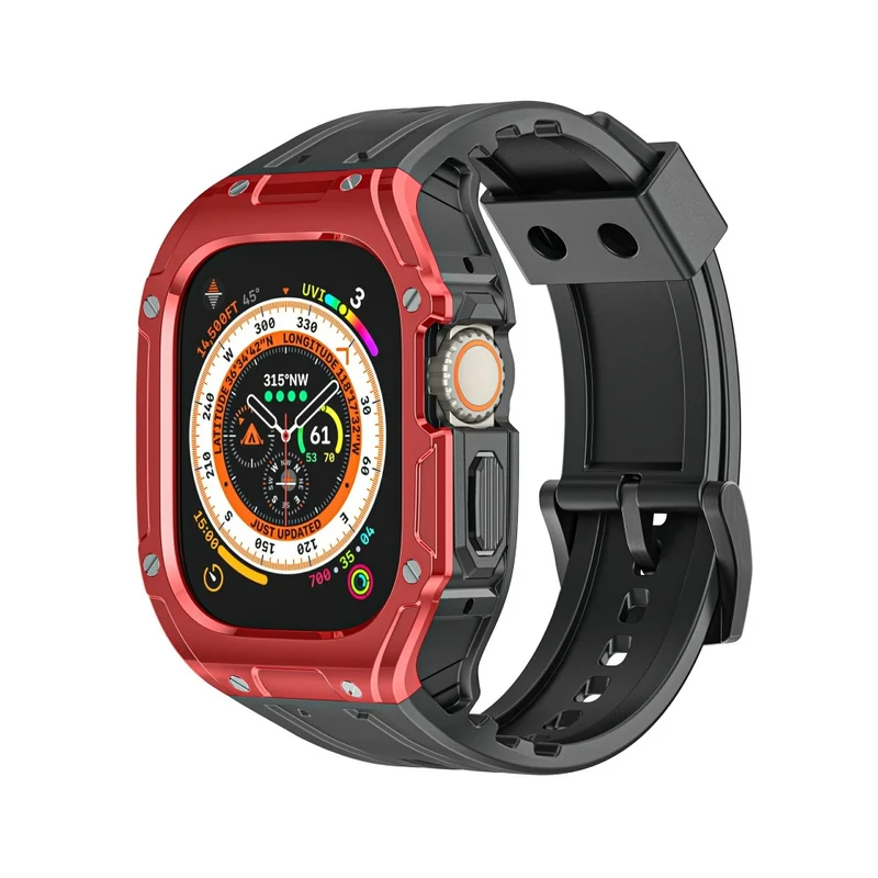 Super Angenehm Apple Watch Ultra / Apple Watch Ultra 2 Silikon Universell Armband
