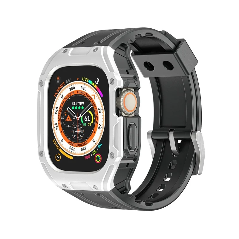 Super Angenehm Apple Watch Ultra / Apple Watch Ultra 2 Silikon Universell Armband