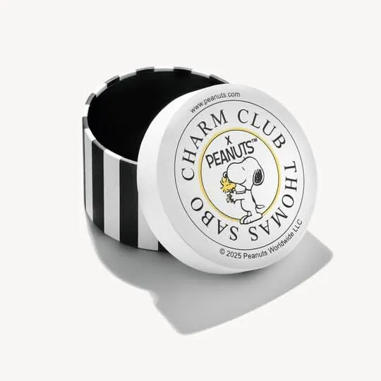 Exklusiver THOMAS SABO PEANUTS Snoopy Schneeball Anhänger 925er Sterlingsilber Zirkonia