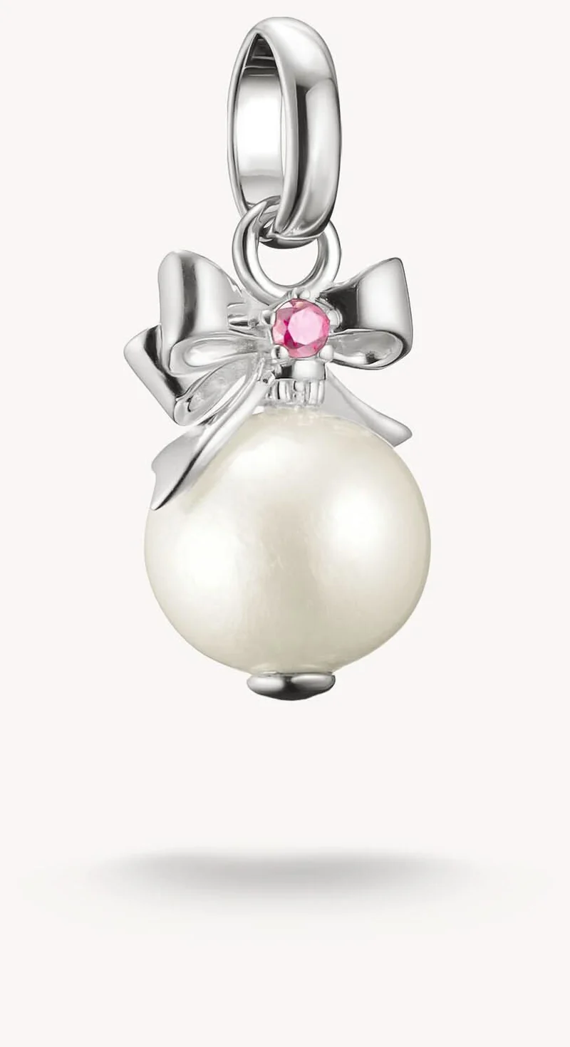 Charm-Anhänger Perle mit Schleife - THOMAS SABO Modell: CC1323-X-14