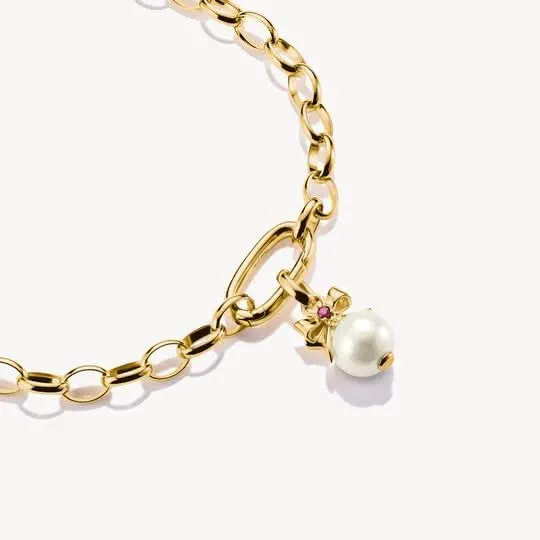 Charm-Anhänger Perle mit Schleife - THOMAS SABO Modell: CC1323-X-14