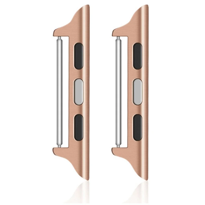 1 Pair Apple Watch Series 49mm - 45mm - 44mm - 42mm Watchband Connector Adapter, 14mm