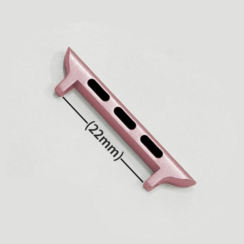 1 Pair Stainless Steel Adapter Apple Watch Series 41mm - 40mm - 38mm , 22mm Watch Strap Connector