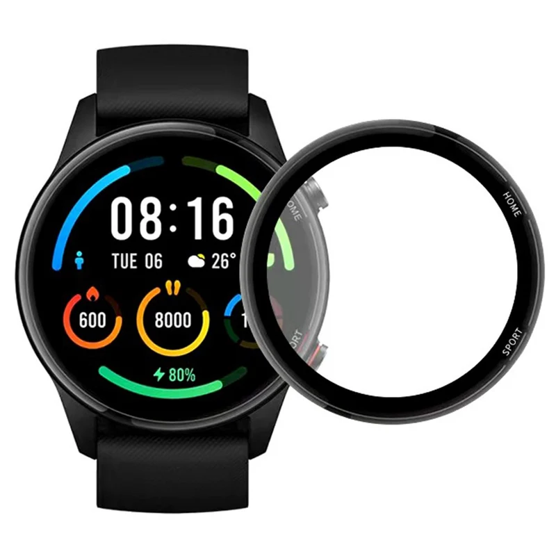 Xiaomi Mi Watch Color Silikon 3D Gekrümmt Displayschutz
