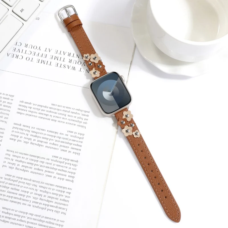 Super zuverlässiges Apple Smartwatch Pu Leder Universel Armband