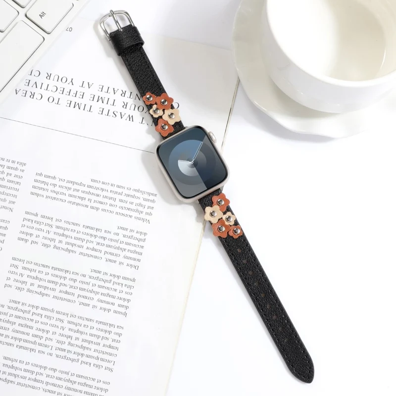 Super zuverlässiges Apple Smartwatch Pu Leder Universel Armband