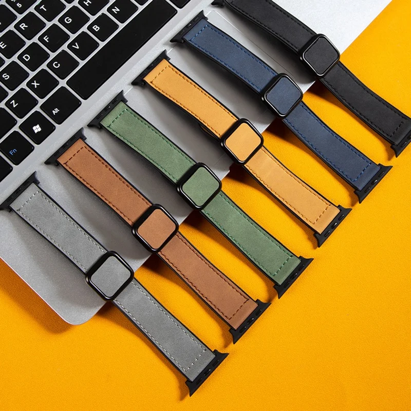 Auffallend Schön Apple Smartwatch Kunstleder Universell Armband