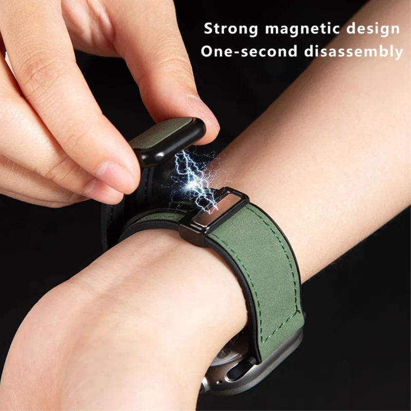 Zeitlos Apple Smartwatch Kunstleder Universell Armband