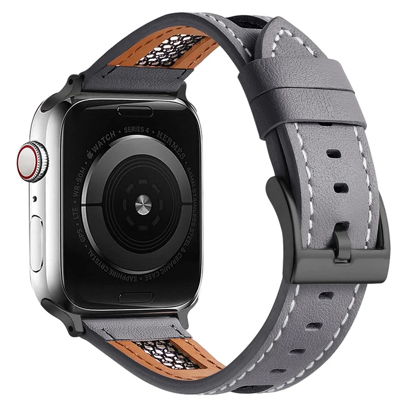 Wirklich Schön Apple Smartwatch Echtes Leder Universell Armband