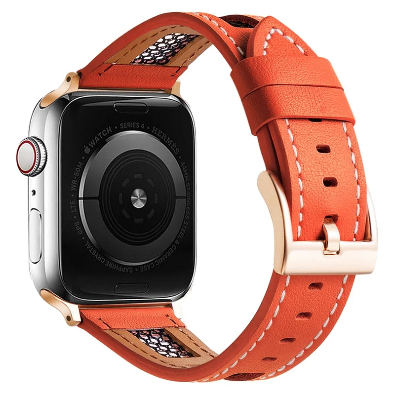 Mega Zuverlässig Apple Smartwatch Echtes Leder Universell Armband