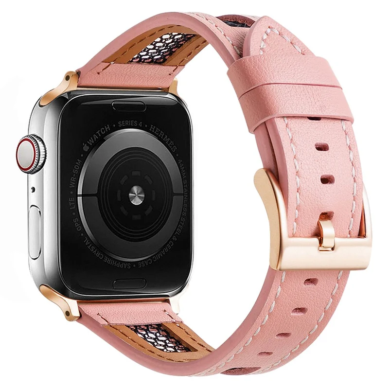 Mega Zuverlässig Apple Smartwatch Echtes Leder Universell Armband