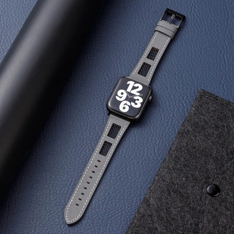 Mega Zuverlässig Apple Smartwatch Echtes Leder Universell Armband