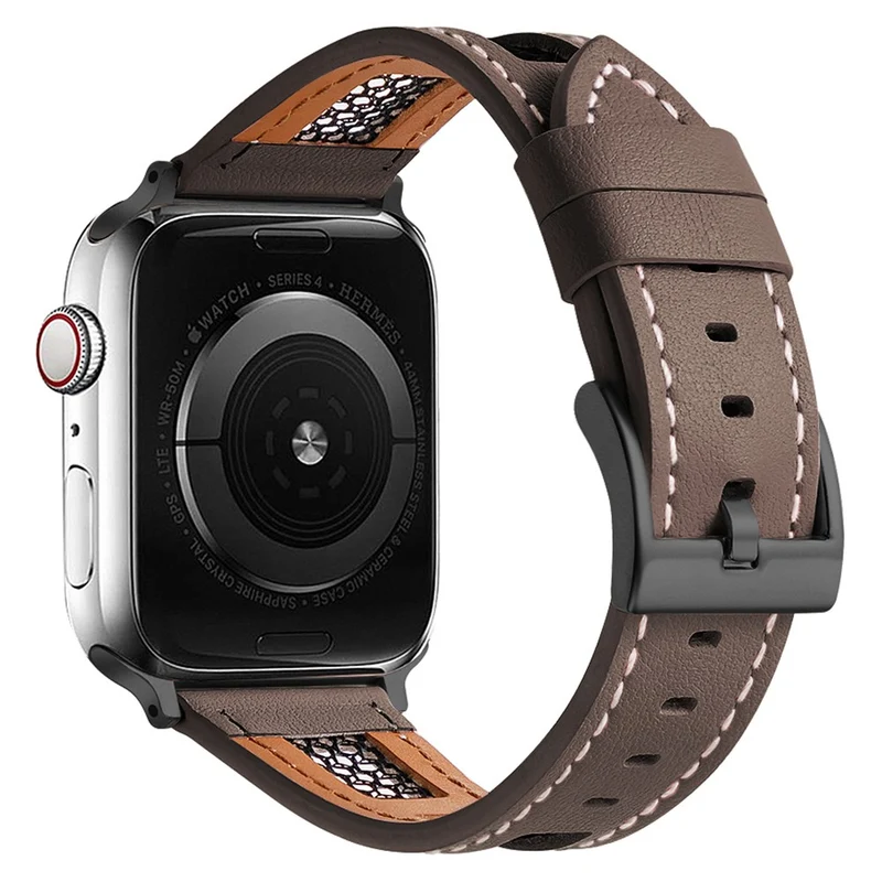 Mega Zuverlässig Apple Smartwatch Echtes Leder Universell Armband