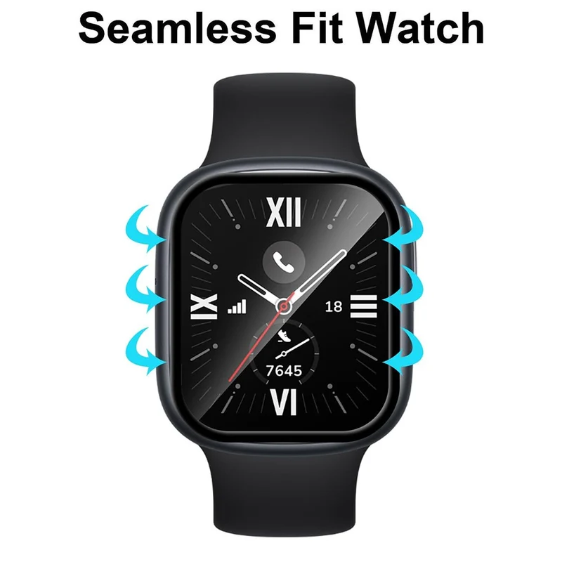 Honor Watch 4 Silikon 3D Gekrümmt Displayschutz