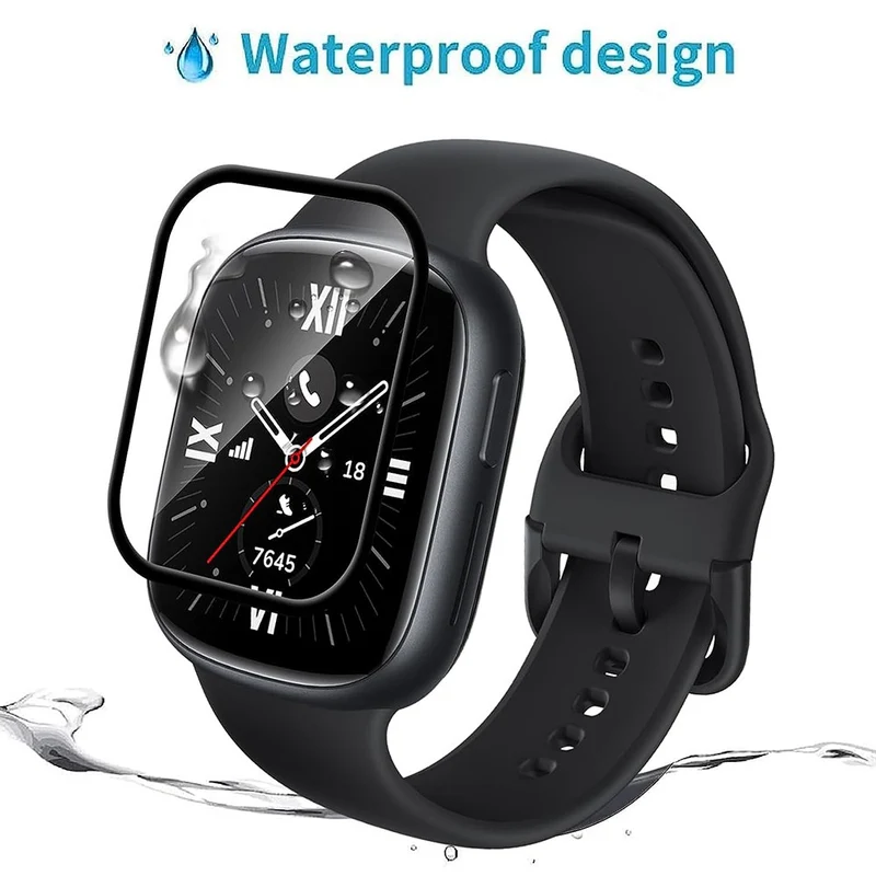 Honor Watch 4 Silikon 3D Gekrümmt Displayschutz