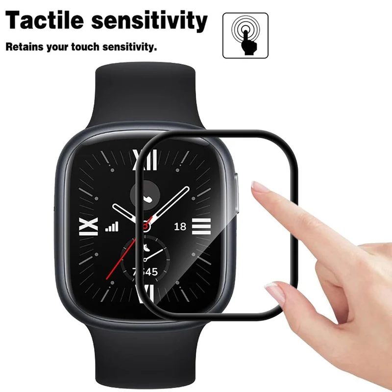 Honor Watch 4 Silikon 3D Gekrümmt Displayschutz