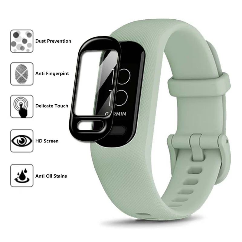 Garmin Vivosmart 5 Silikon HD 3D Gekrümmt Displayschutz