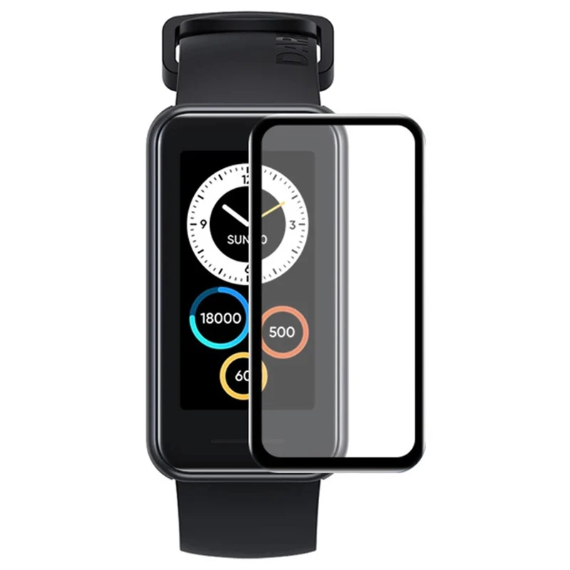 Realme Band 2 Silikon HD 3D Gekrümmt Displayschutz