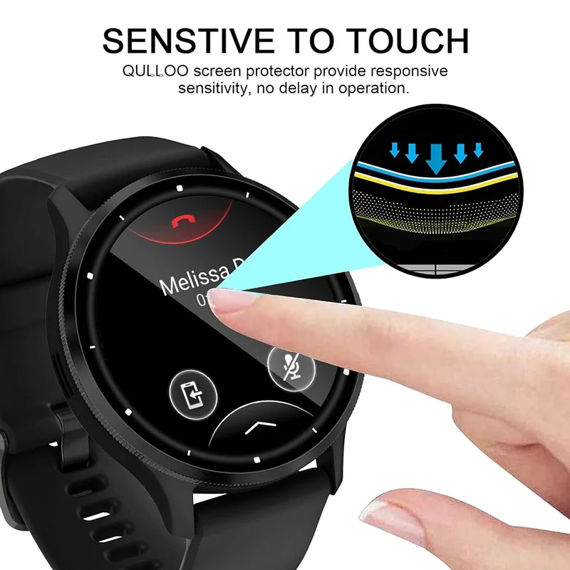 Garmin Venu 3 Silikon 3D Gekrümmt Displayschutz