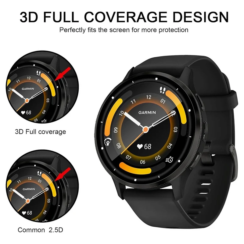Garmin Venu 3 Silikon 3D Gekrümmt Displayschutz
