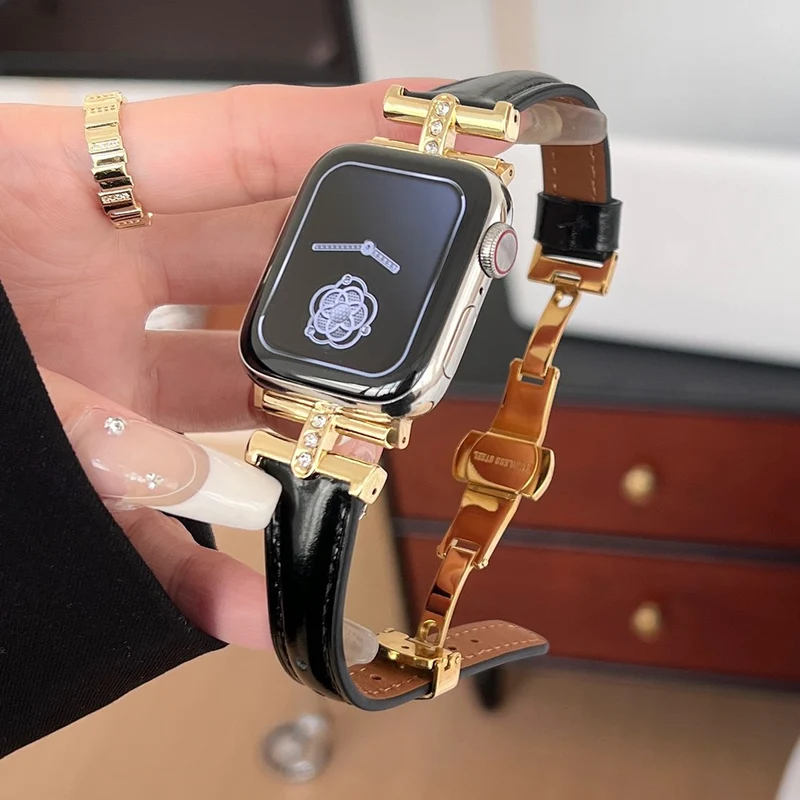 Bemerkenswert Ordentlich Apple Smartwatch Echtes Leder Universell Armband