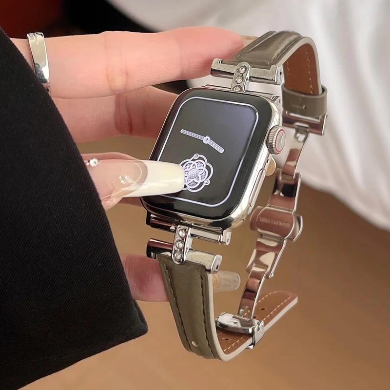 Bemerkenswert Ordentlich Apple Smartwatch Echtes Leder Universell Armband