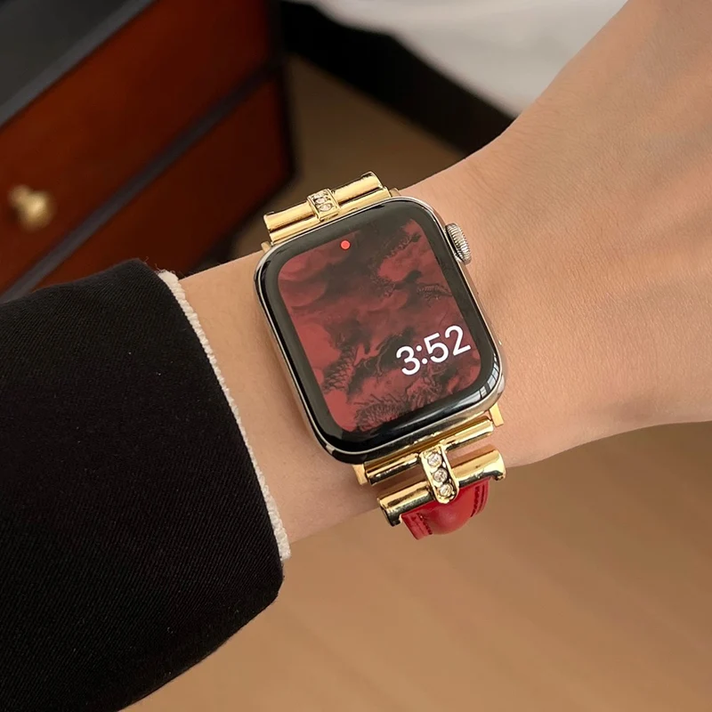 Bemerkenswert Ordentlich Apple Smartwatch Echtes Leder Universell Armband