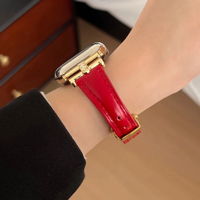 Bemerkenswert Ordentlich Apple Smartwatch Echtes Leder Universell Armband