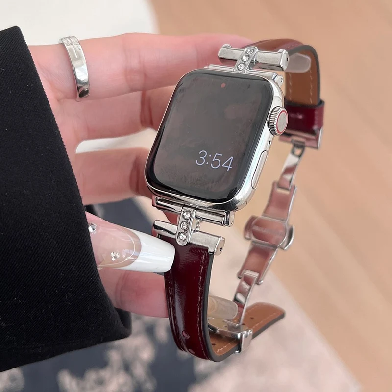 Bemerkenswert Ordentlich Apple Smartwatch Echtes Leder Universell Armband