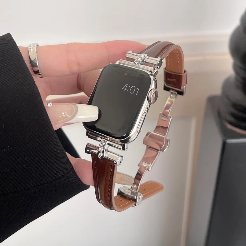 Bemerkenswert Ordentlich Apple Smartwatch Echtes Leder Universell Armband