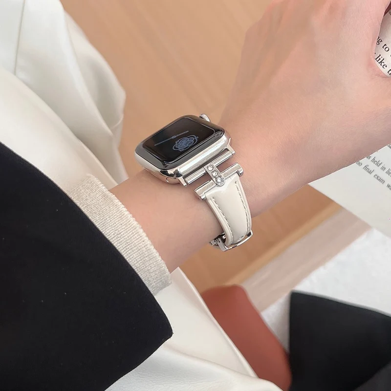 Auffallend Gut Apple Smartwatch Echtes Leder Universell Armband