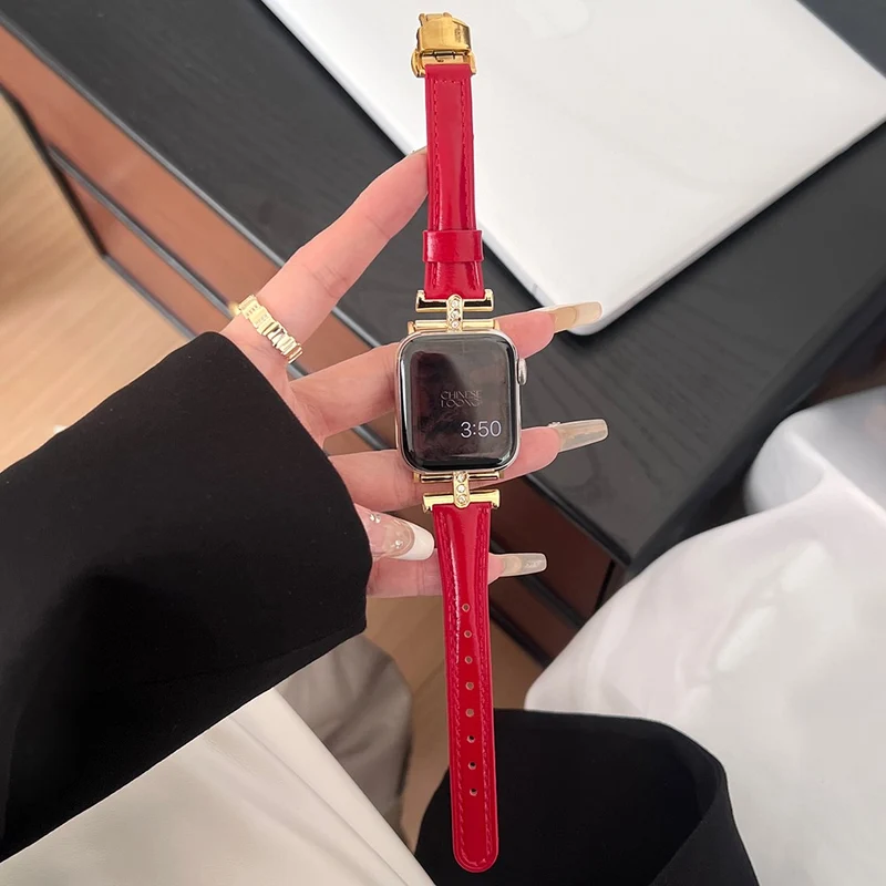 Auffallend Gut Apple Smartwatch Echtes Leder Universell Armband