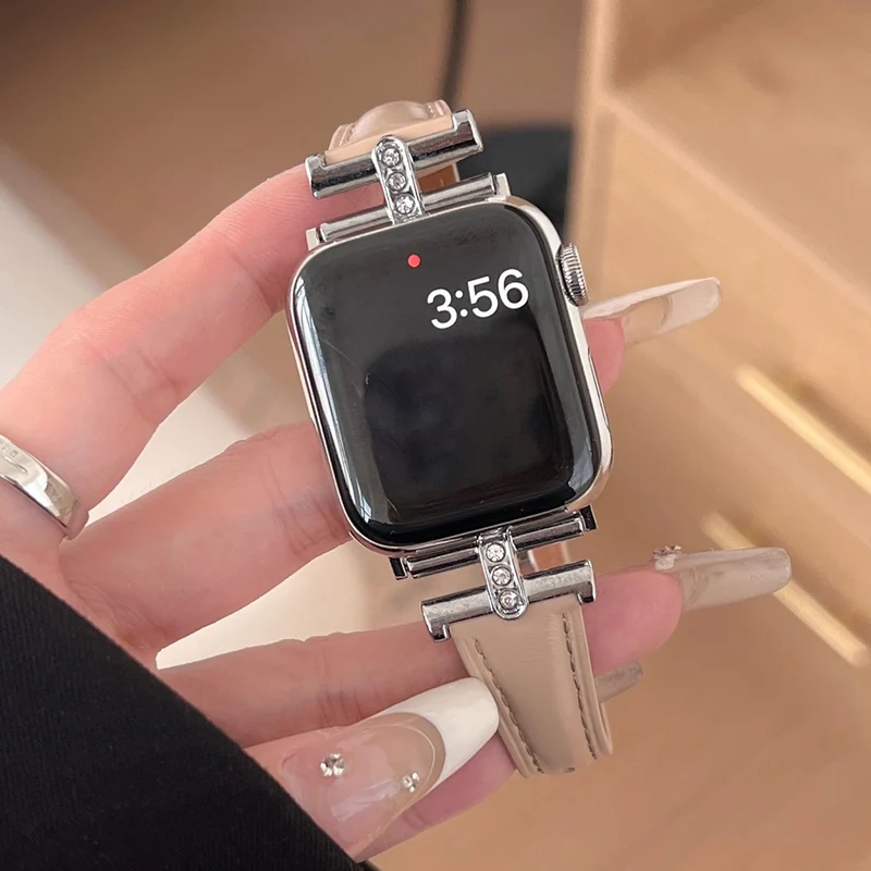 Auffallend Gut Apple Smartwatch Echtes Leder Universell Armband