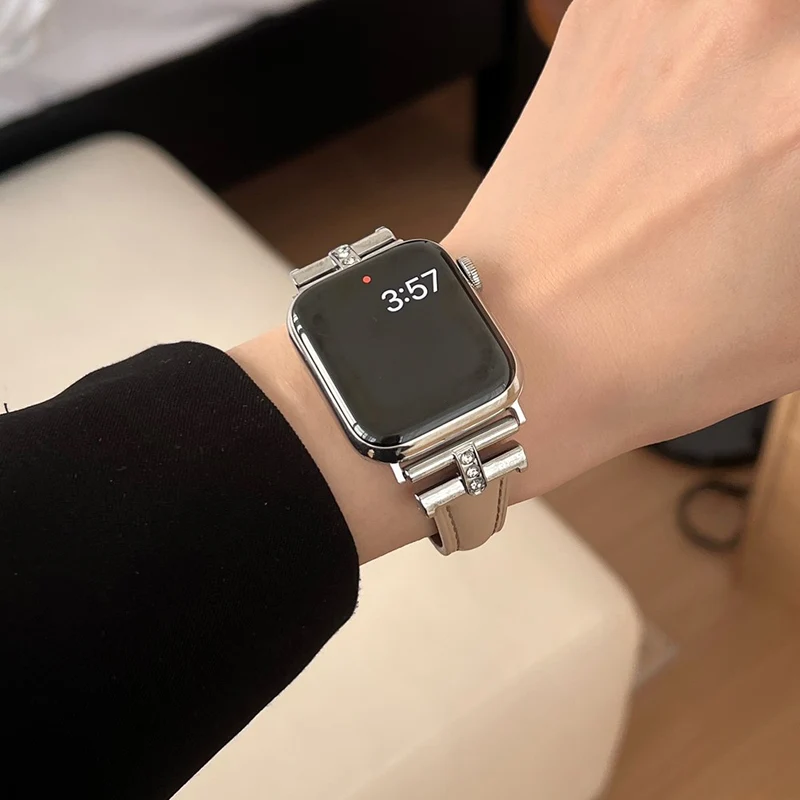 Auffallend Gut Apple Smartwatch Echtes Leder Universell Armband