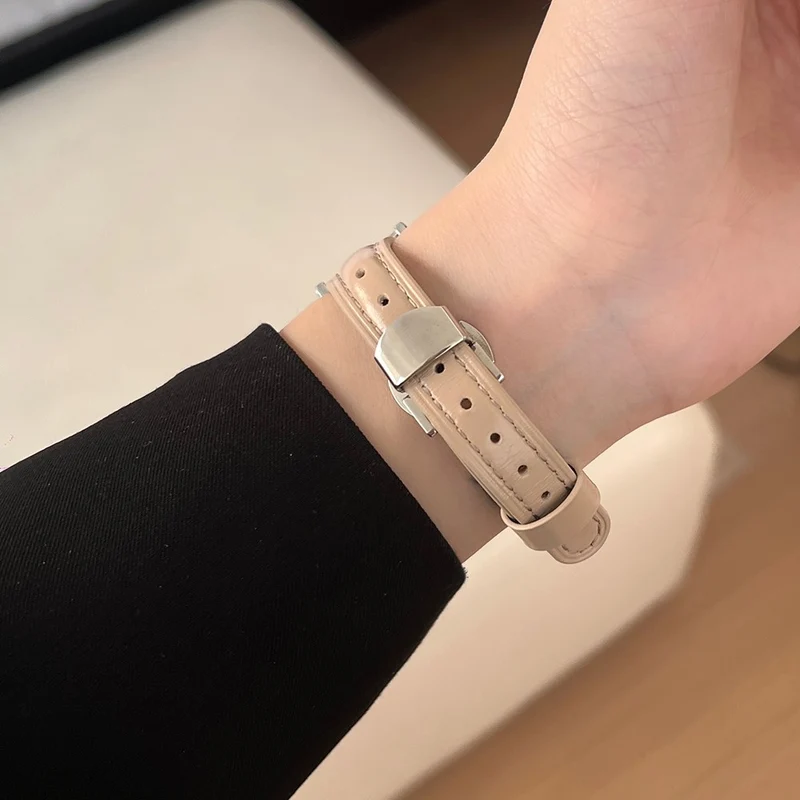 Auffallend Gut Apple Smartwatch Echtes Leder Universell Armband