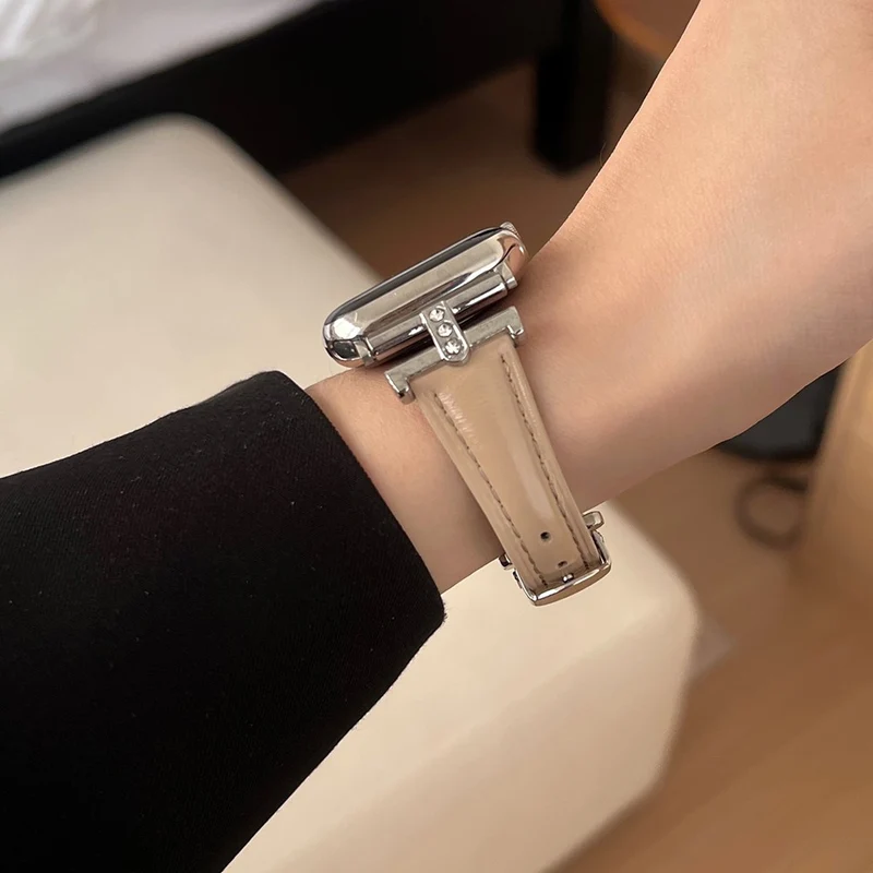Auffallend Gut Apple Smartwatch Echtes Leder Universell Armband