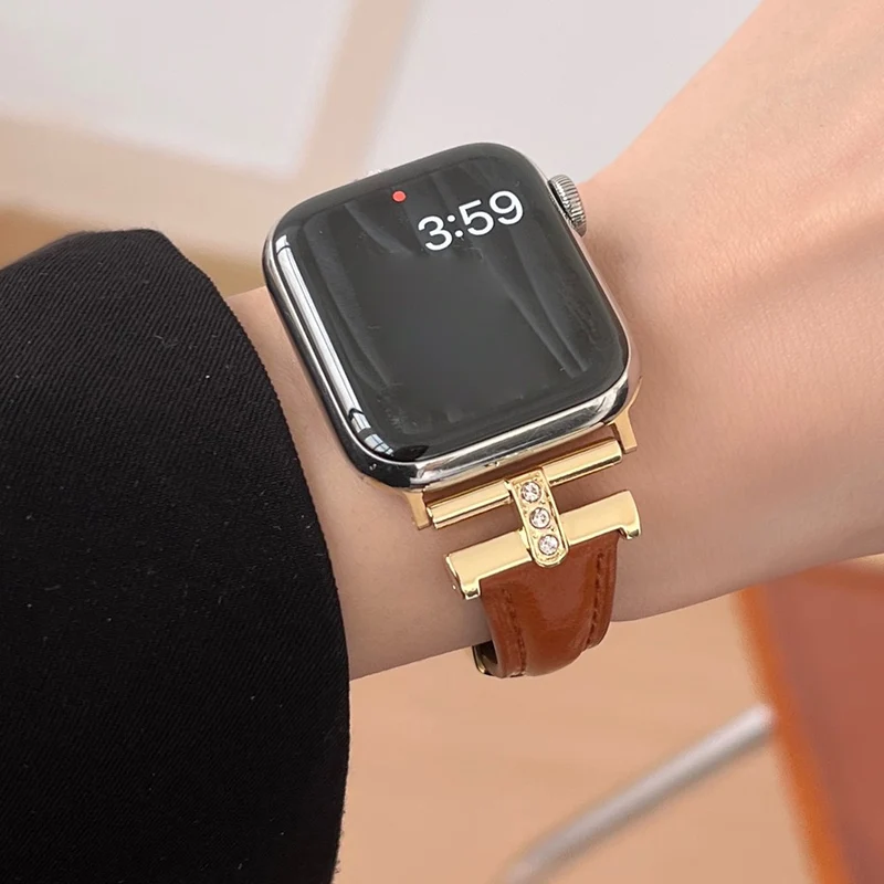 Auffallend Gut Apple Smartwatch Echtes Leder Universell Armband