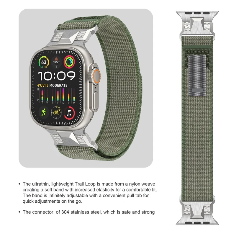 Stilvolles Apple Smartwatch Nylon Universel Armband