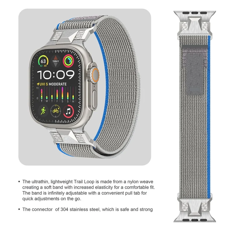 Stilvolles Apple Smartwatch Nylon Universel Armband