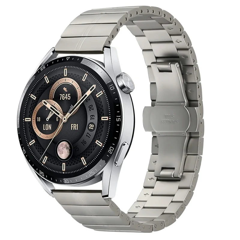 Auffallend elegantes Honor MagicWatch 2 46mm Metallarmband