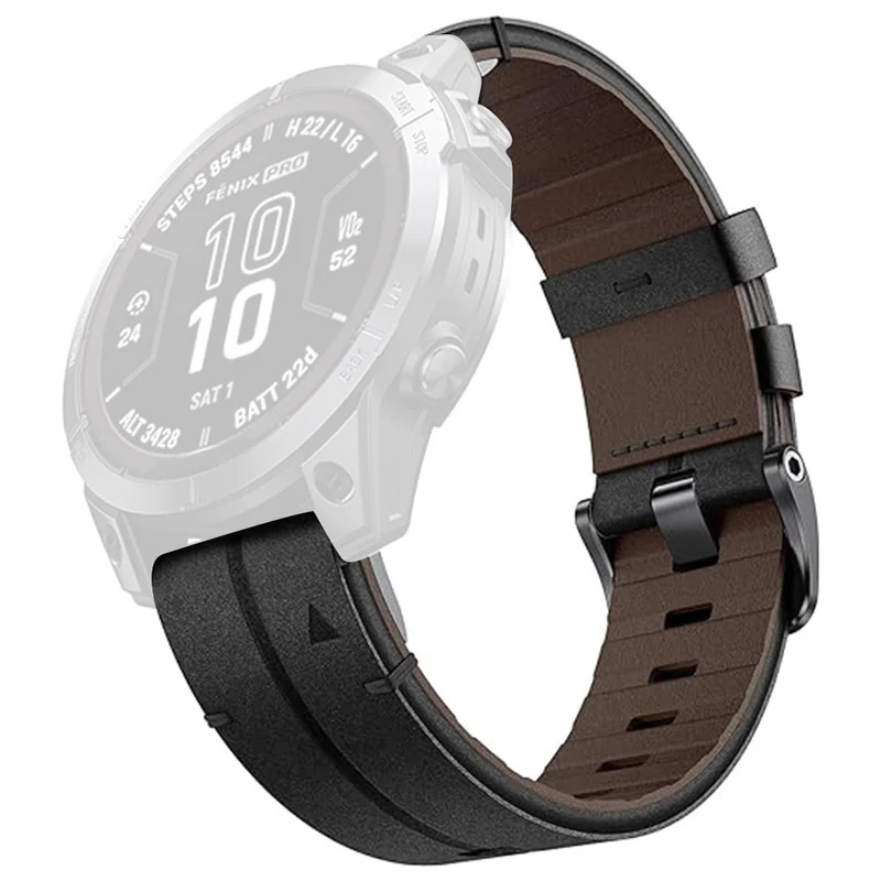 Langlebiges Garmin Smartwatch Armband aus echtem Leder Universel