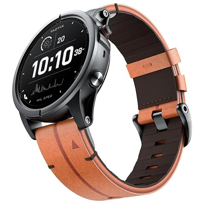 Langlebiges Garmin Smartwatch Armband aus echtem Leder Universel