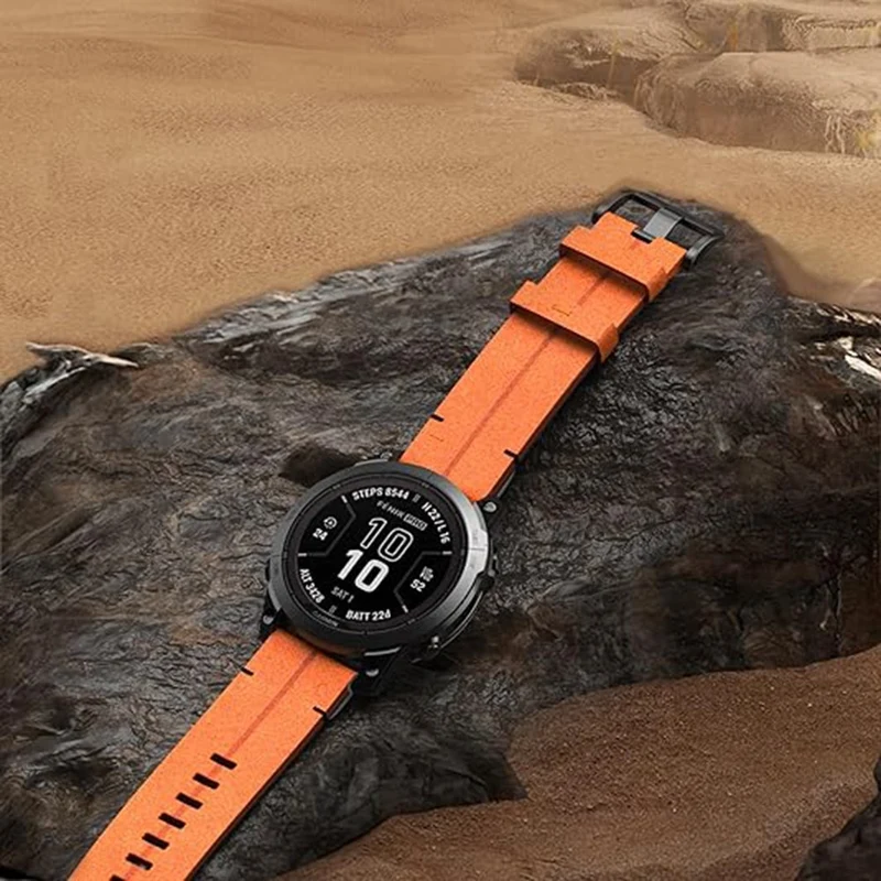 Langlebiges Garmin Smartwatch Armband aus echtem Leder Universel