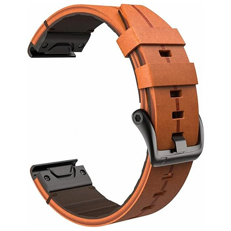 Klassisches Garmin Smartwatch Echtes Leder Universel Armband