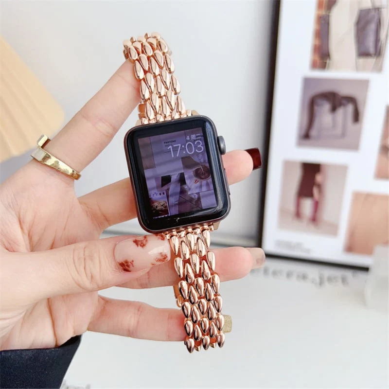 Sehr cooles Apple Smartwatch Metall-Universalarmband