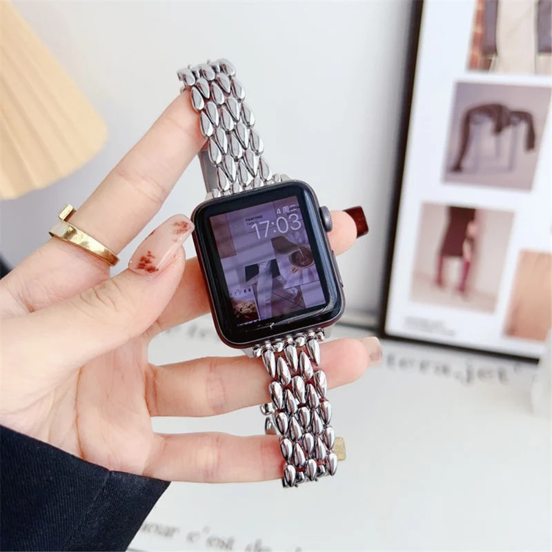 Modisches Apple Smartwatch Metall-Universalarmband