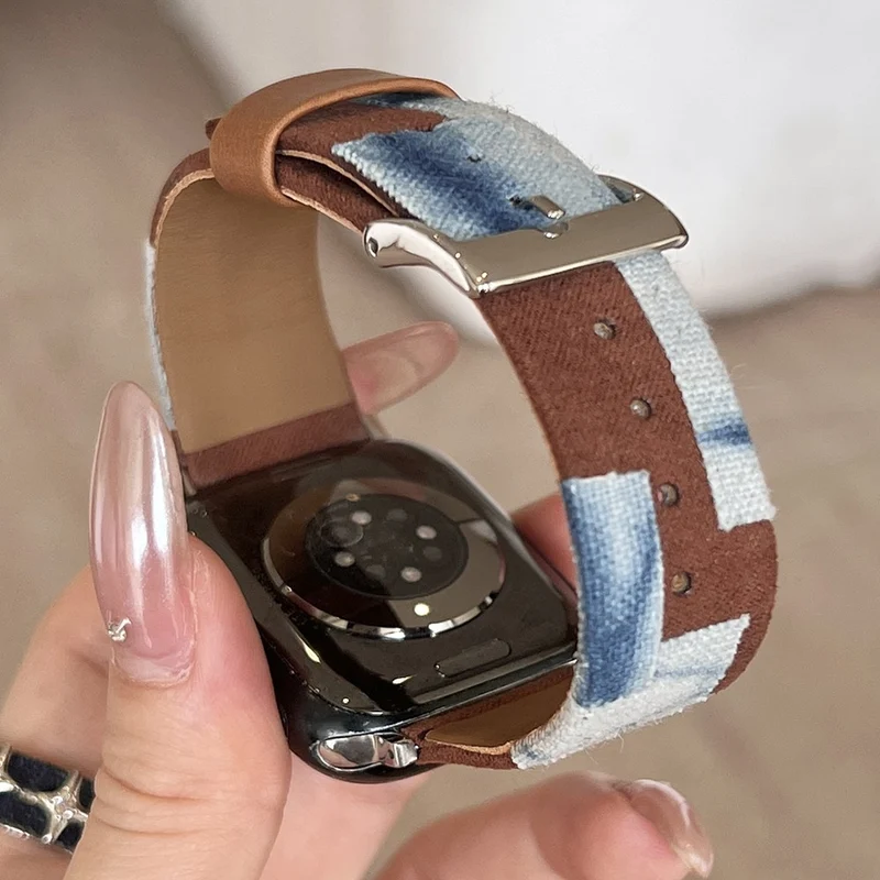 Bequem Apple Smartwatch Kunstleder Universell Armband