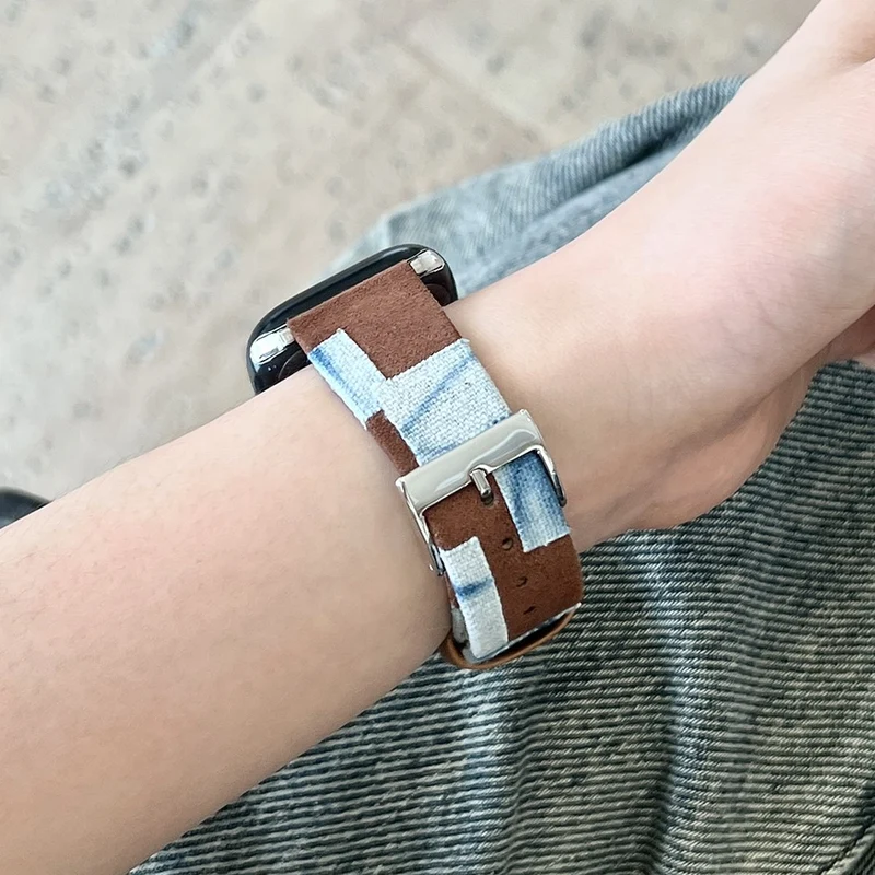 Bequem Apple Smartwatch Kunstleder Universell Armband