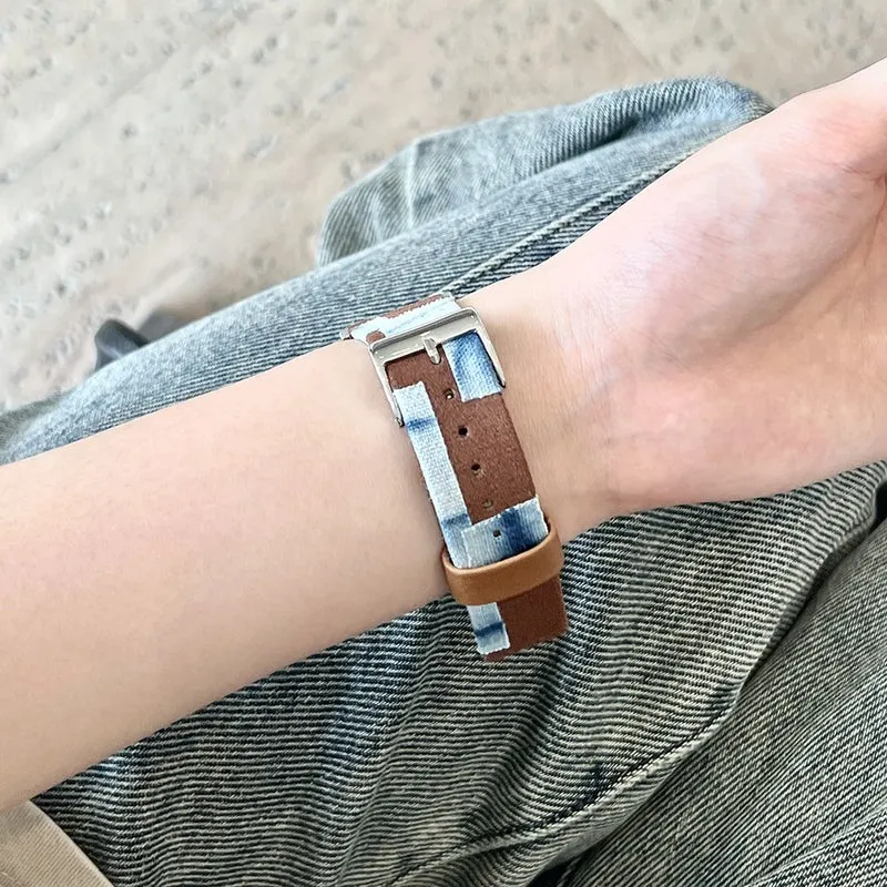 Bequem Apple Smartwatch Kunstleder Universell Armband