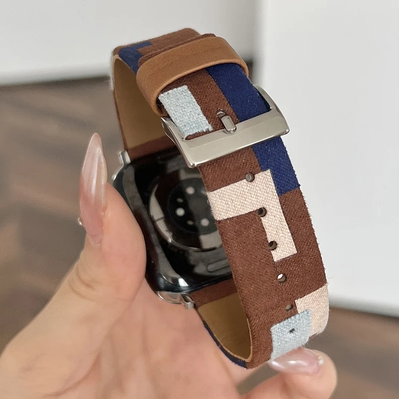 Bequem Apple Smartwatch Kunstleder Universell Armband
